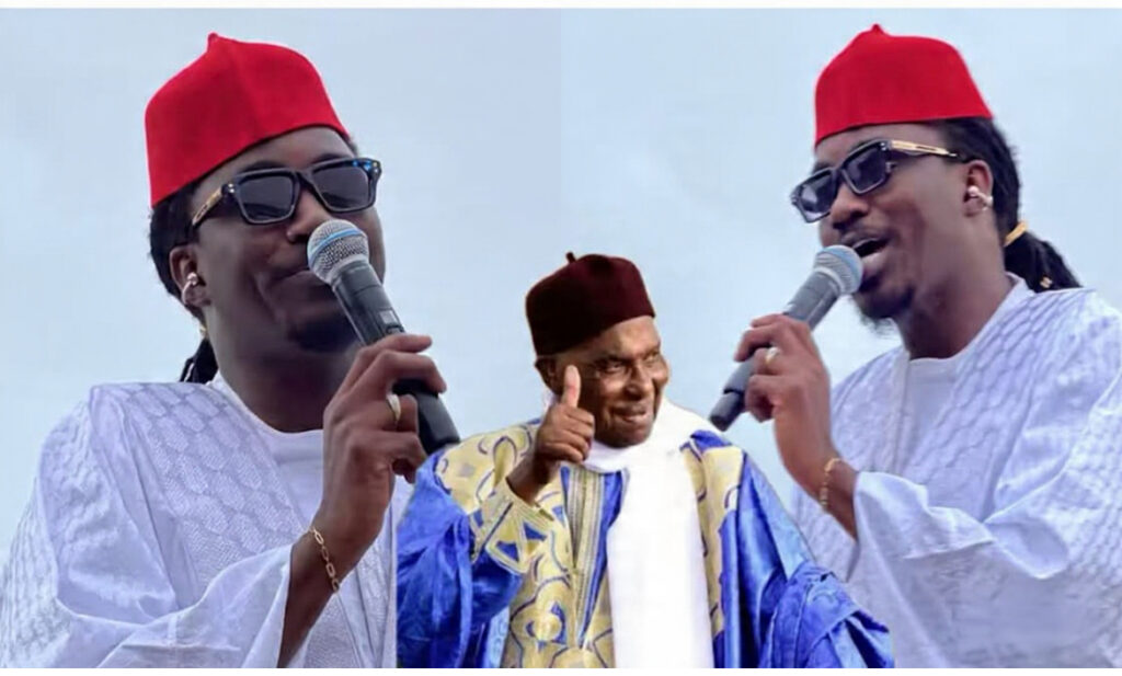 (Vidéo)- Hommage à Wade : Wally Seck reproduit à la perfection le look de l’ancien président