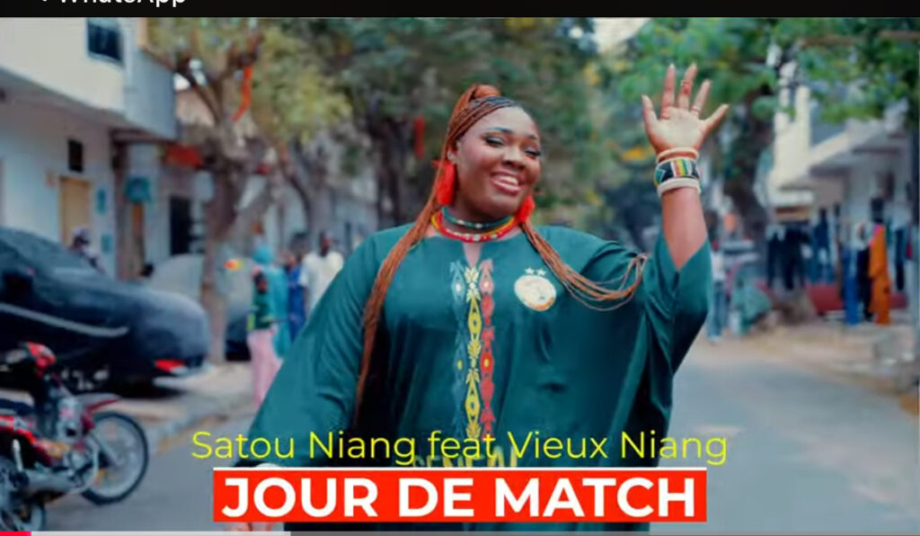 (Clip officiel)- « Jour de Match »: Satou Niang chante pour les Lions de la Teranga