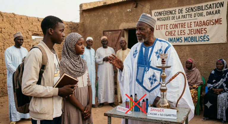 Sénégal : Les imams mobilisés contre le tabagisme et la chicha chez les jeunes