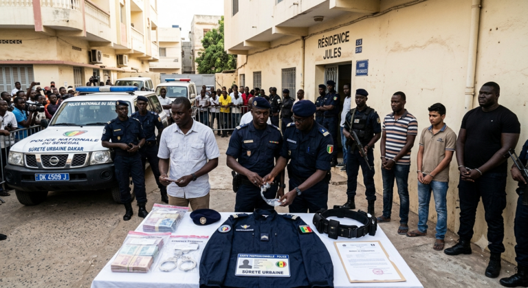 Dakar : Un gang de faux policiers démantelé après le vol de 50 millions CFA à deux Indiens