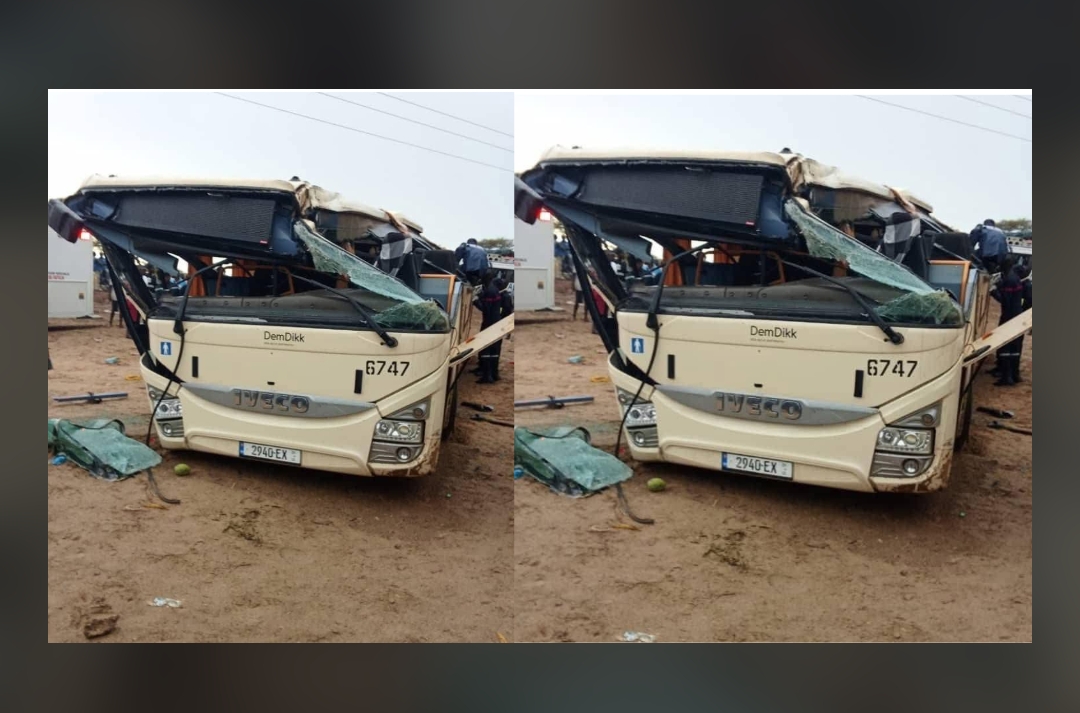 Accident à Bignona : Collision entre deux transports en commun à Tendième