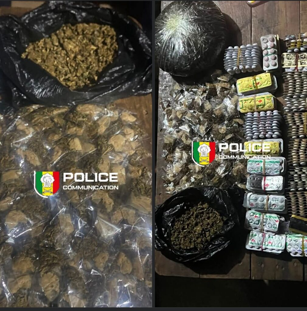 Saisie record de Tramadol et de Kush à Kédougou : deux trafiquants présumés arrêtés par la Police