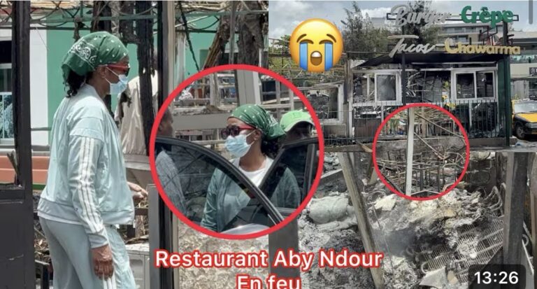 Aby’s Garden : Aby Ndour revient sur les lieux, plusieurs millions sont partis en fumée (vidéo)