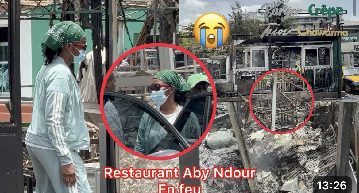 Aby’s Garden : Aby Ndour revient sur les lieux, plusieurs millions sont partis en fumée (vidéo)