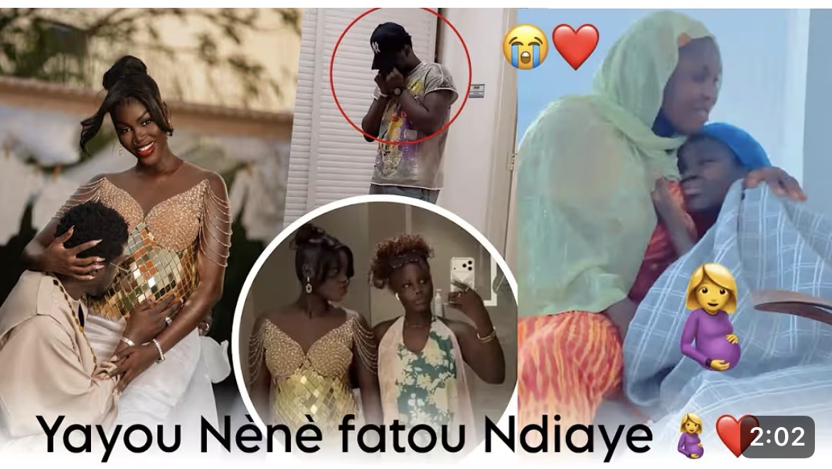 (Vidéo)- Très stressé, Bass Thioung assiste sa femme Fatou Ndiaye à l’accouchement