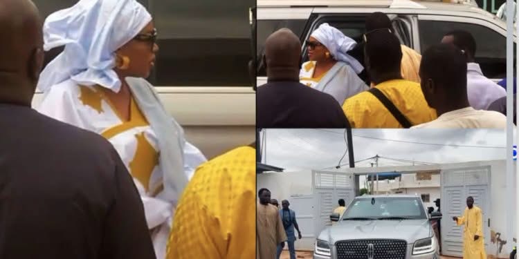 Touba : Sokhna Aïda Diallo accueillie en grande pompe chez Serigne Sidy Abdou Lahad