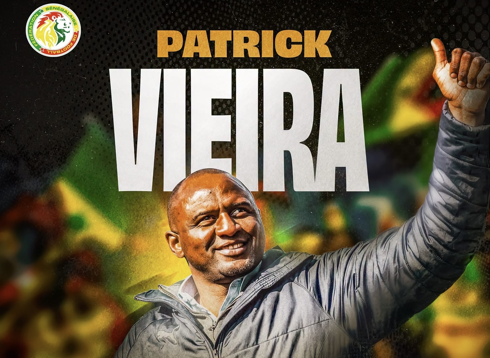 Football : Patrick Vieira nommé sélectionneur de l’équipe nationale du Sénégal…