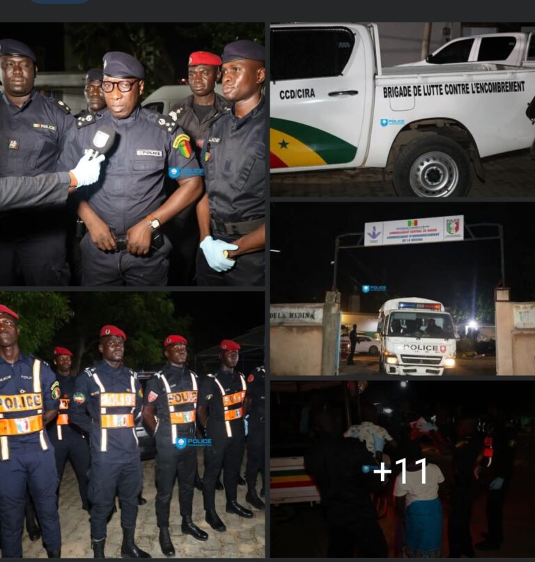 Opération coup de poing à Dakar : La police interpelle 234 personnes dans une traque contre la mendicité et l&rsquo;encombrement