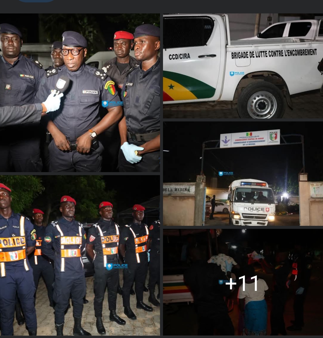 Opération coup de poing à Dakar : La police interpelle 234 personnes dans une traque contre la mendicité et l&rsquo;encombrement