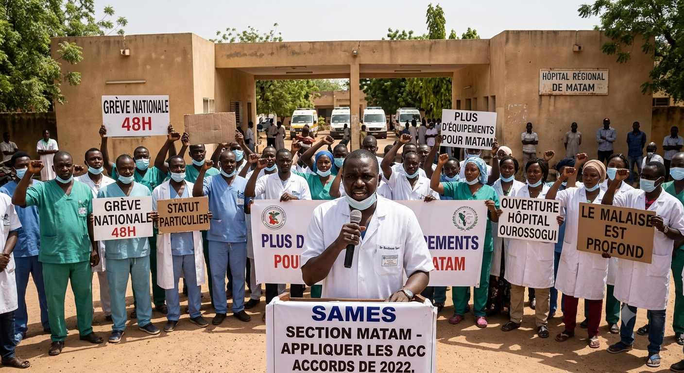 Santé en crise à Matam : 48h de grève pour réclamer des réformes et des équipements