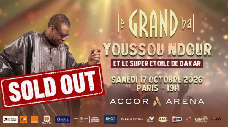 Le Grand Bal de Youssou Ndour fait sold out à Bercy 3 semaines avant !