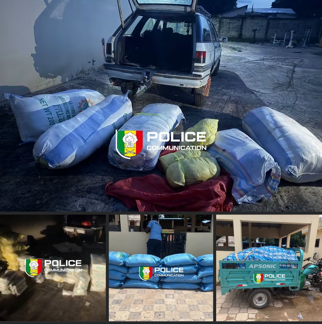 ​Lutte contre la fraude : La Police nationale intercepte une cargaison clandestine à Kounkané