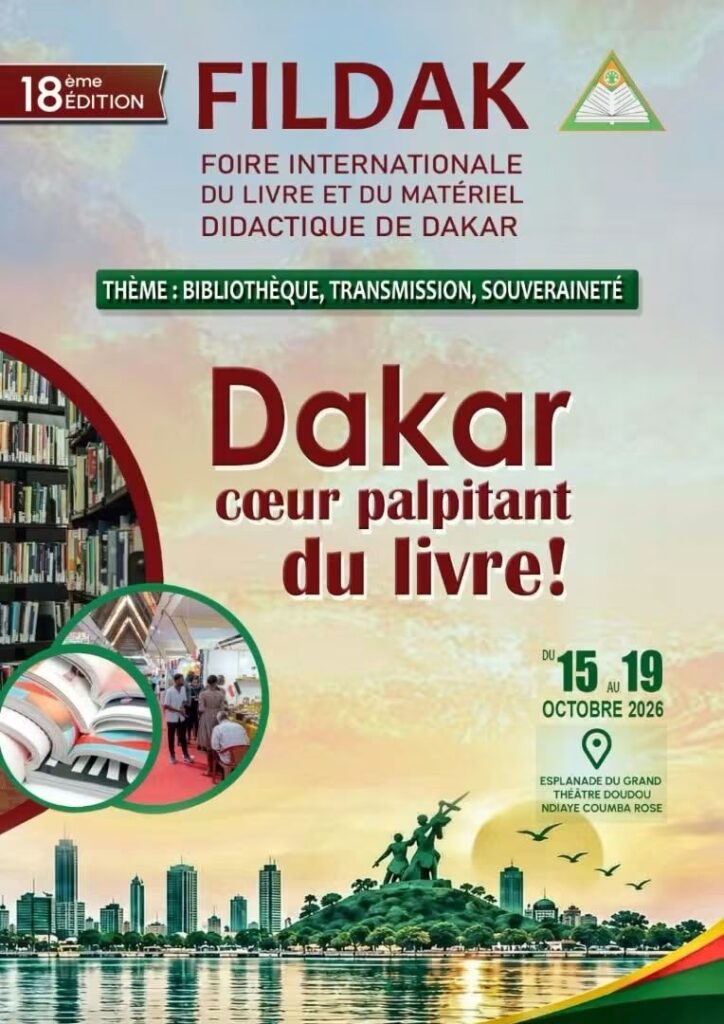Dakar, cœur palpitant du livre ! La 18ᵉ édition de la FILDAK est annoncée